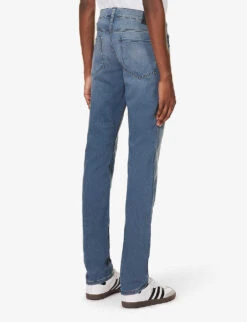 Paige Lennox Slim-fit Tapered Stretch-denim Jeans 10 Paige Lennox Slim-fit Tapered Stretch-denim Jeans -Outlet Daily Tops Store R04148229 MESSEMER ALT03
