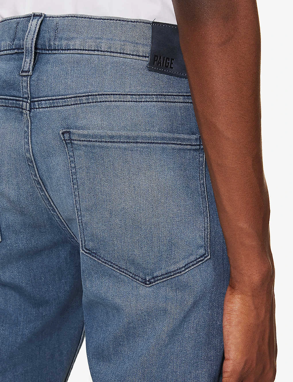 Paige Lennox Slim-fit Tapered Stretch-denim Jeans 5 Paige Lennox Slim-fit Tapered Stretch-denim Jeans - Image 5