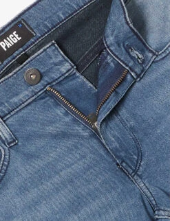 Paige Lennox Slim-fit Tapered Stretch-denim Jeans 13 Paige Lennox Slim-fit Tapered Stretch-denim Jeans -Outlet Daily Tops Store R04148229 MESSEMER ALT06