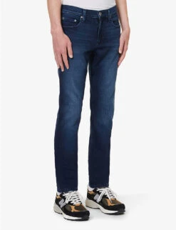 Paige Lennox Slim-fit Straight Stretch-denim Jeans -Outlet Daily Tops Store R04148230 BARMA ALT02