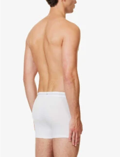 PAUL SMITH Pack Of Three Logo-waistband Organic Stretch-cotton Trunks -Outlet Daily Tops Store R04148421 MULTICOLOUR ALT02