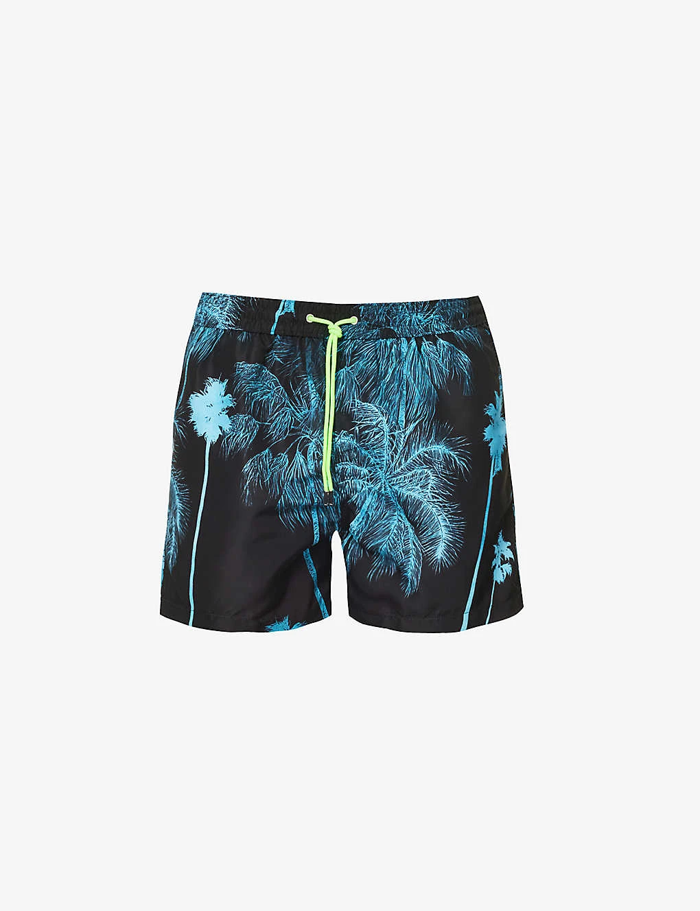 PAUL SMITH Palm Graphic-print Mid-rise Recycled-polyester-blend Swim Shorts 1 PAUL SMITH Palm Graphic-print Mid-rise Recycled-polyester-blend Swim Shorts