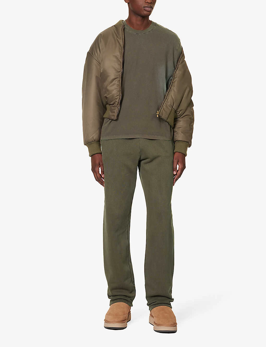 Straight-leg Organic Cotton-jersey Jogging Bottoms 2 Straight-leg Organic Cotton-jersey Jogging Bottoms - Image 2