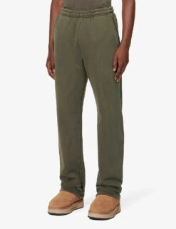 Straight-leg Organic Cotton-jersey Jogging Bottoms 7 Straight-leg Organic Cotton-jersey Jogging Bottoms -Outlet Daily Tops Store R04149471 BRUNETTE ALT02