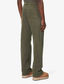 Straight-leg Organic Cotton-jersey Jogging Bottoms 8 Straight-leg Organic Cotton-jersey Jogging Bottoms -Outlet Daily Tops Store R04149471 BRUNETTE ALT03
