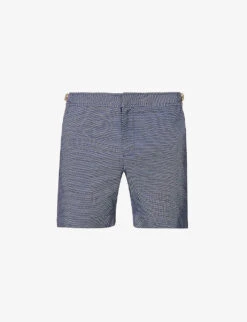 ORLEBAR BROWN Bulldog Geometric-print Regular-fit Woven Swim Shorts