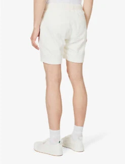 ORLEBAR BROWN Afador Towelling-texture Regular-fit Cotton Shorts 8 ORLEBAR BROWN Afador Towelling-texture Regular-fit Cotton Shorts -Outlet Daily Tops Store R04150104 WHITESAND ALT03