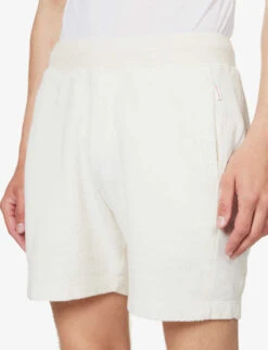 ORLEBAR BROWN Afador Towelling-texture Regular-fit Cotton Shorts 9 ORLEBAR BROWN Afador Towelling-texture Regular-fit Cotton Shorts -Outlet Daily Tops Store R04150104 WHITESAND ALT04