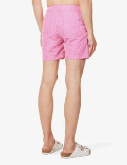 ORLEBAR BROWN Bulldog Geo-print Swim Shorts -Outlet Daily Tops Store R04150107 WHAMWHITE ALT03