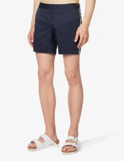 ORLEBAR BROWN Bulldog Contrast-piping Regular-fit Stretch-woven Swim Shorts 7 ORLEBAR BROWN Bulldog Contrast-piping Regular-fit Stretch-woven Swim Shorts -Outlet Daily Tops Store R04150110 NIGHTIRIS ALT02
