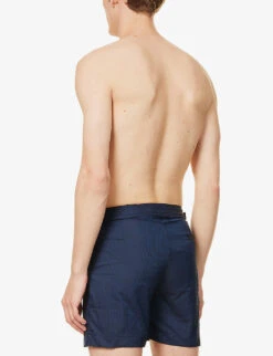 ORLEBAR BROWN Bulldog Striped Swim Shorts 8 ORLEBAR BROWN Bulldog Striped Swim Shorts -Outlet Daily Tops Store R04150111 NIGHTIRIS ALT03