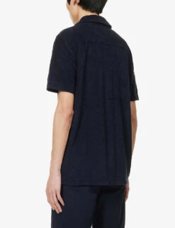 ORLEBAR BROWN Howell Regular-fit Cotton-towelling Shirt 8 ORLEBAR BROWN Howell Regular-fit Cotton-towelling Shirt -Outlet Daily Tops Store R04150122 NIGHTIRIS ALT03