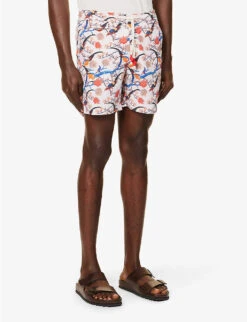 ORLEBAR BROWN Standard Flight Of Fantasy Floral-print Regular-fit Swim Shorts -Outlet Daily Tops Store R04150134 ROSE ALT02