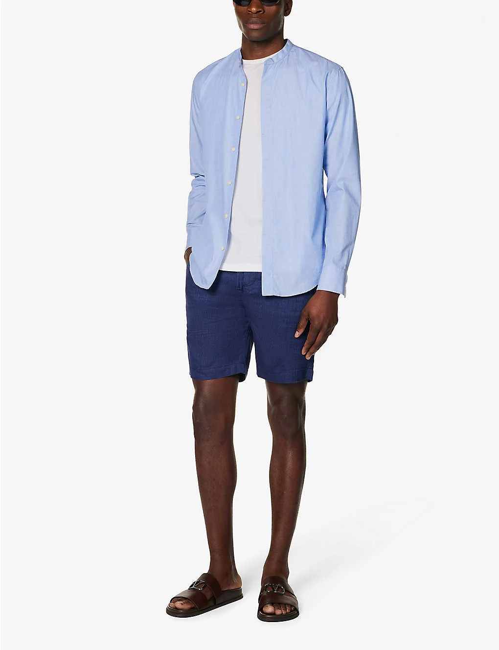 Felipe Elasticated-waist Linen And Cotton-blend Shorts 2 Felipe Elasticated-waist Linen And Cotton-blend Shorts - Image 2