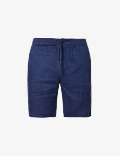 Felipe Elasticated-waist Linen And Cotton-blend Shorts