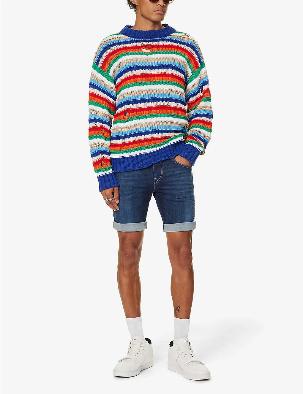 Replay Anbass 360 Denim-blend Shorts 2 Replay Anbass 360 Denim-blend Shorts - Image 2