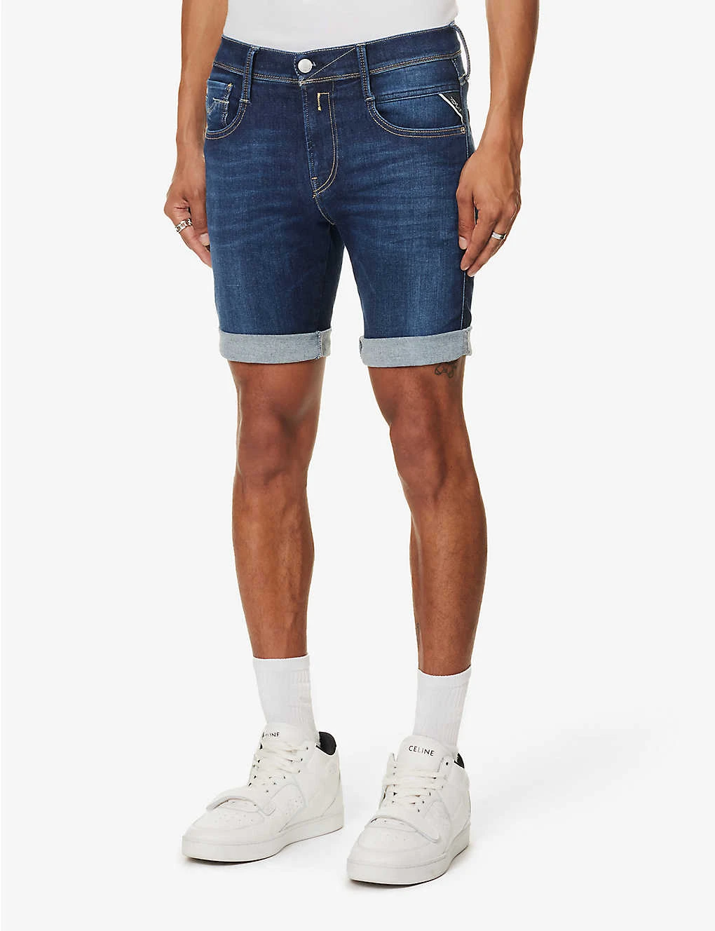 Replay Anbass 360 Denim-blend Shorts 3 Replay Anbass 360 Denim-blend Shorts - Image 3