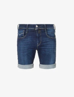 Replay Anbass 360 Denim-blend Shorts