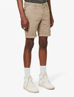 Replay Benni Hyperflex Regular-fit Stretch-cotton Chino Shorts -Outlet Daily Tops Store R04151309 SAND ALT02