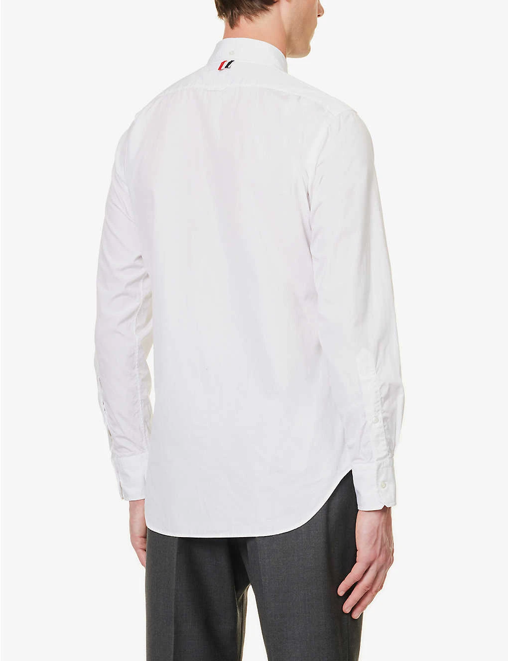 Brand-patch Grosgrain-tab Regular-fit Cotton Shirt 4 Brand-patch Grosgrain-tab Regular-fit Cotton Shirt - Image 4