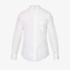 Brand-patch Grosgrain-tab Regular-fit Cotton Shirt