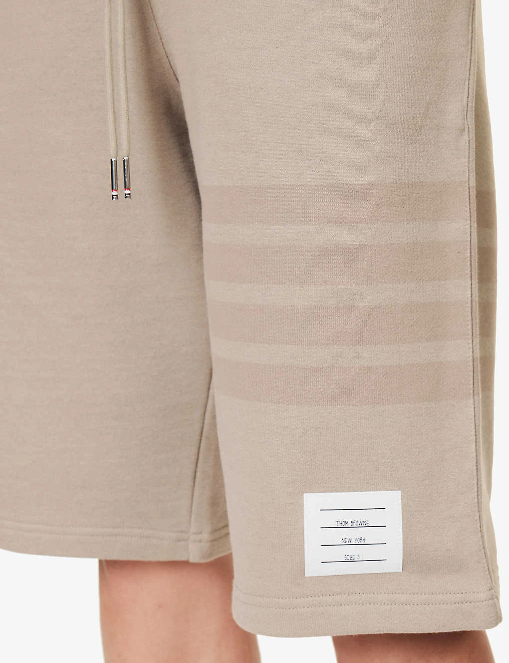 Four-bar Brand-patch Relaxed-fit Cotton-jersey Shorts 5 Four-bar Brand-patch Relaxed-fit Cotton-jersey Shorts - Image 5