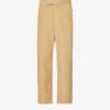Straight-leg Regular-fit Cotton-corduroy Trousers