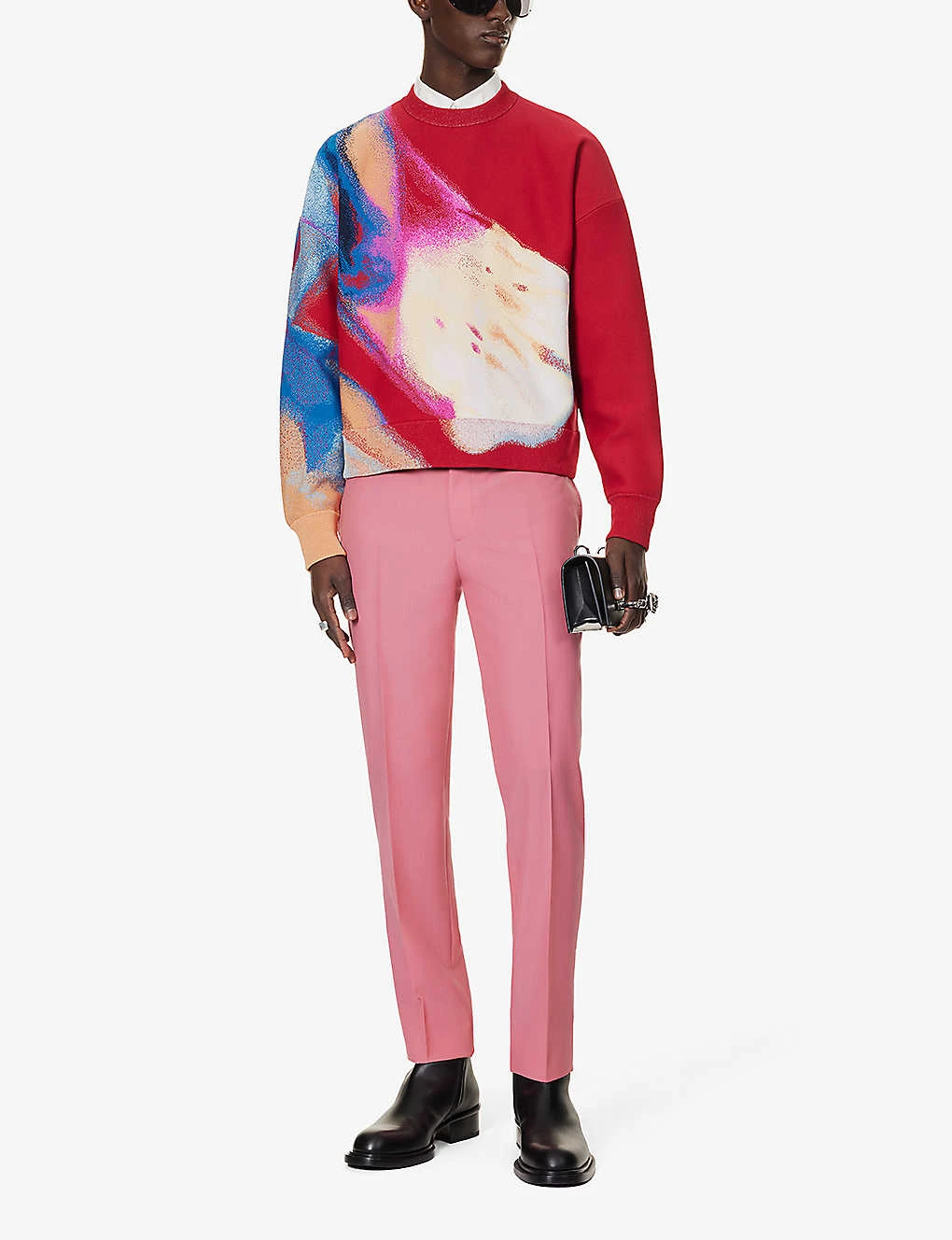 Alexander McQueen Tapered-leg Regular-fit Wool Cigarette Trousers 2 Alexander McQueen Tapered-leg Regular-fit Wool Cigarette Trousers - Image 2