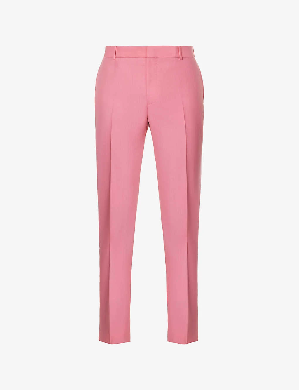 Alexander McQueen Tapered-leg Regular-fit Wool Cigarette Trousers 1 Alexander McQueen Tapered-leg Regular-fit Wool Cigarette Trousers