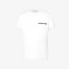 Alexander McQueen Logo-embellished Chest-pocket Regular-fit Cotton-jersey T-shirt