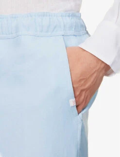 Relaxed-fit Straight-leg Linen Trousers -Outlet Daily Tops Store R04155308 BLUE ALT04