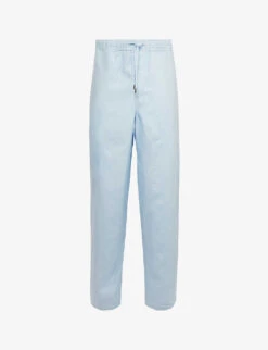 Relaxed-fit Straight-leg Linen Trousers