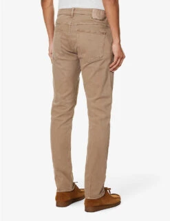 NEUW Lou Regular-fit Slim-leg Stretch-cotton Trousers -Outlet Daily Tops Store R04156902 CLAY ALT03