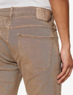 NEUW Lou Regular-fit Slim-leg Stretch-cotton Trousers -Outlet Daily Tops Store R04156902 CLAY ALT05