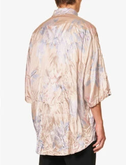Acne Studios Setar Crinkled Oversized Stretch-satin Shirt 8 Acne Studios Setar Crinkled Oversized Stretch-satin Shirt -Outlet Daily Tops Store R04157574 BLUSHBEIGE ALT03