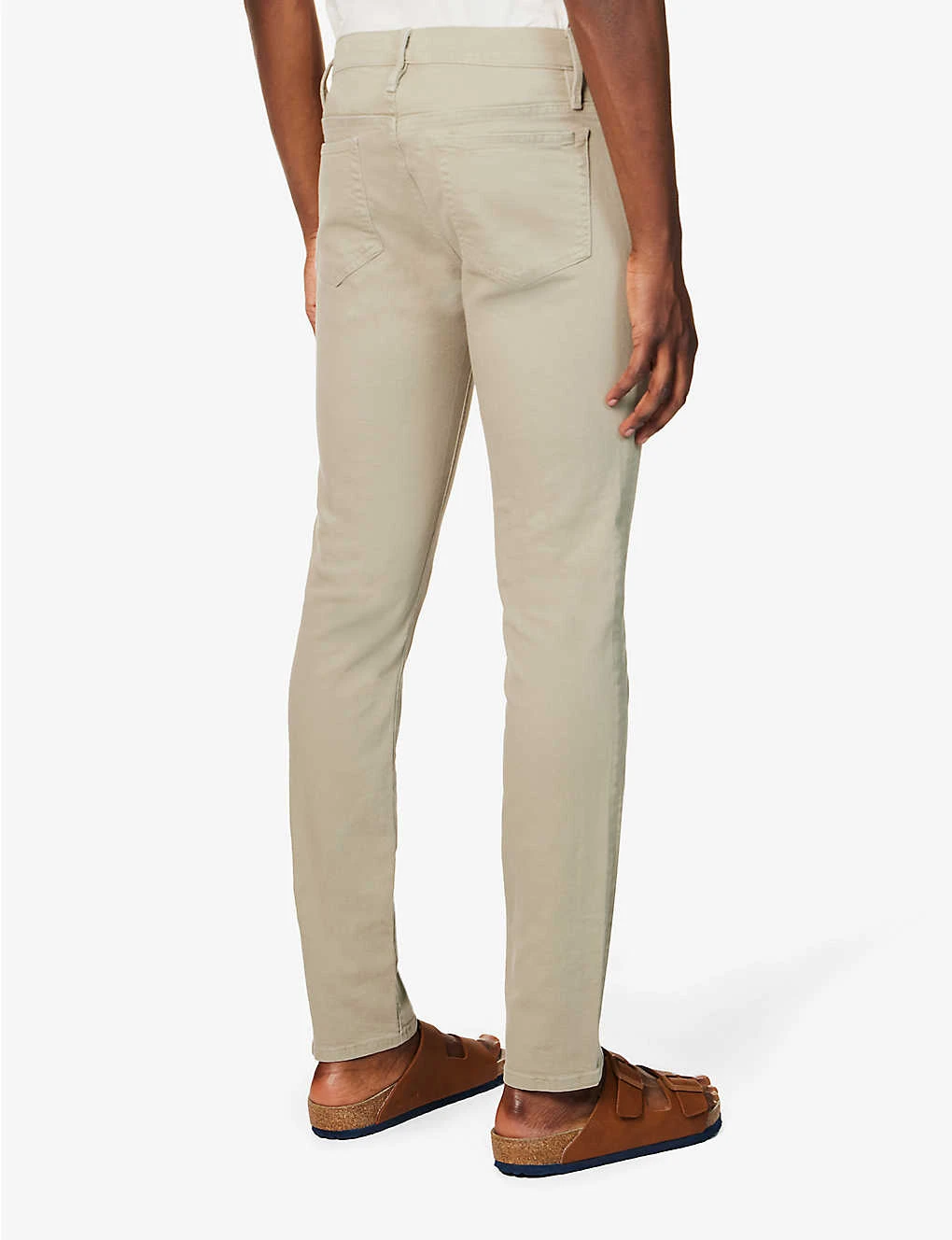 FRAME L'homme Slim-fit Tapered Stretch-organic Denim Jeans 4 FRAME L'homme Slim-fit Tapered Stretch-organic Denim Jeans - Image 4