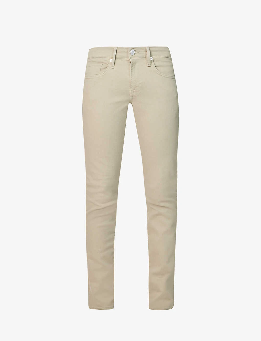 FRAME L'homme Slim-fit Tapered Stretch-organic Denim Jeans 1 FRAME L'homme Slim-fit Tapered Stretch-organic Denim Jeans