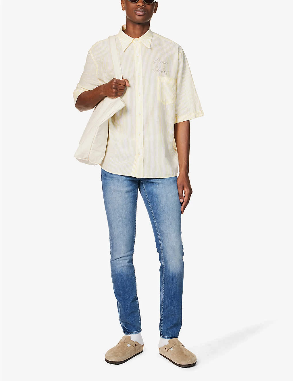 FRAME L'homme Slim-fit Straight-leg Stretch-denim Jeans 2 FRAME L'homme Slim-fit Straight-leg Stretch-denim Jeans - Image 2