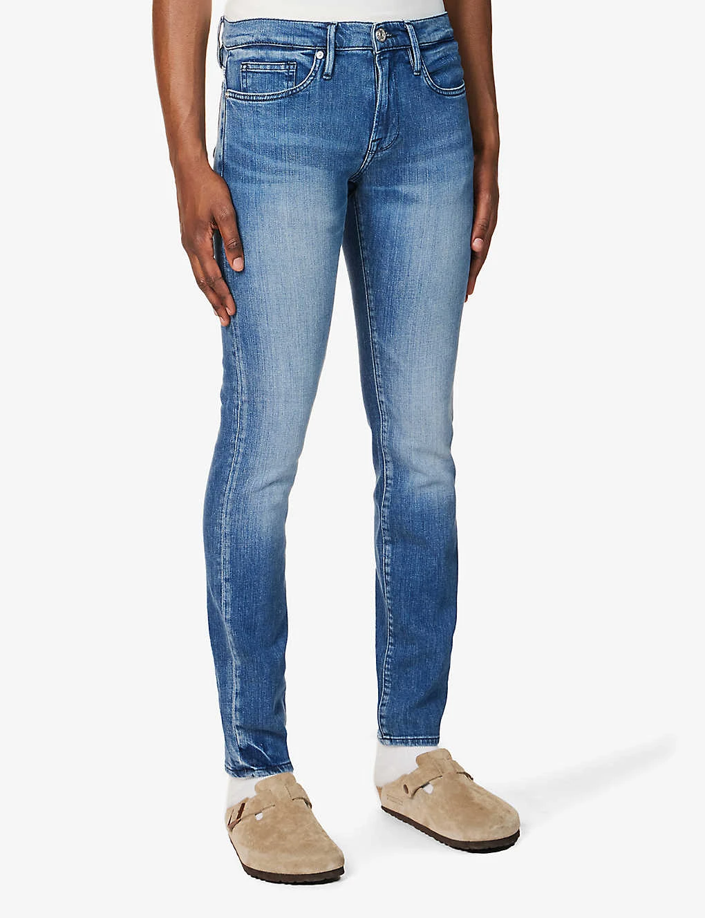 FRAME L'homme Slim-fit Straight-leg Stretch-denim Jeans 3 FRAME L'homme Slim-fit Straight-leg Stretch-denim Jeans - Image 3