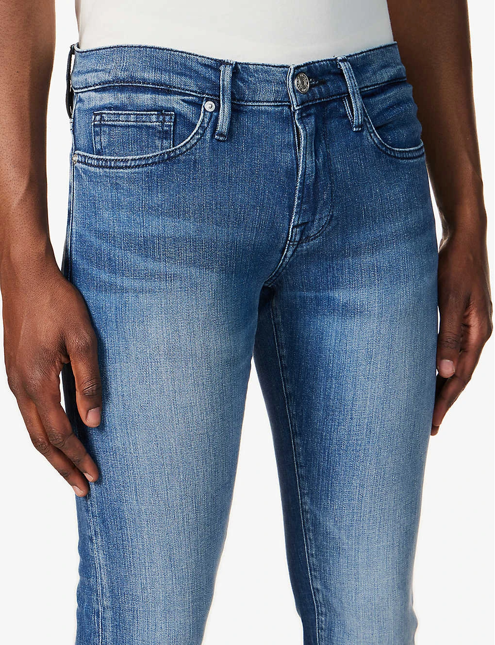 FRAME L'homme Slim-fit Straight-leg Stretch-denim Jeans 5 FRAME L'homme Slim-fit Straight-leg Stretch-denim Jeans - Image 5