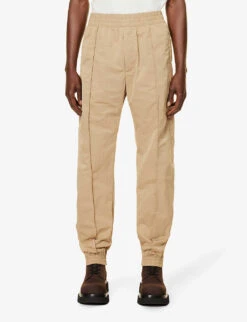 Bottega Veneta Tech Slip-pocket Tapered-leg Regular-fit Shell Trousers -Outlet Daily Tops Store R04157969 SESAME ALT02