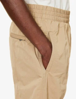 Bottega Veneta Tech Slip-pocket Tapered-leg Regular-fit Shell Trousers -Outlet Daily Tops Store R04157969 SESAME ALT04