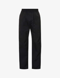 Bottega Veneta Tech Contrast-trim Straight-leg Relaxed-fit Shell Trousers