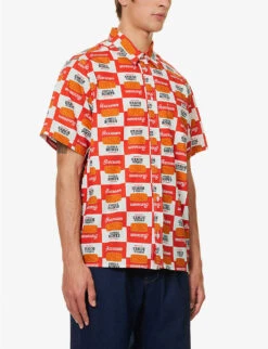 Canned Goods Boxy-fit Cotton-poplin Shirt 7 Canned Goods Boxy-fit Cotton-poplin Shirt -Outlet Daily Tops Store R04158121 WHITERED ALT02