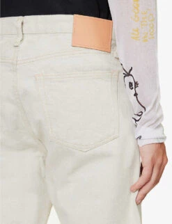 Acne Studios 1996 Straight-leg Regular-fit Denim Jeans -Outlet Daily Tops Store R04158770 ECRUECRU ALT04