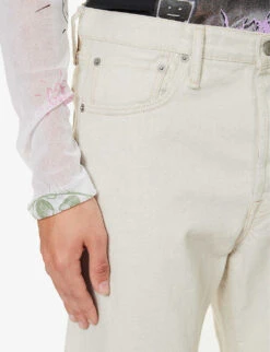 Acne Studios 1996 Straight-leg Regular-fit Denim Jeans -Outlet Daily Tops Store R04158770 ECRUECRU ALT05