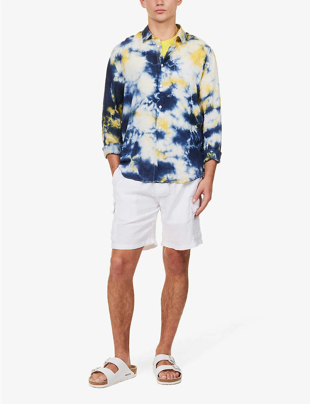 Vilebrequin Tie-dye Regular-fit Linen Shirt 2 Vilebrequin Tie-dye Regular-fit Linen Shirt - Image 2
