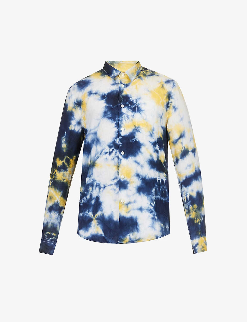 Vilebrequin Tie-dye Regular-fit Linen Shirt 1 Vilebrequin Tie-dye Regular-fit Linen Shirt