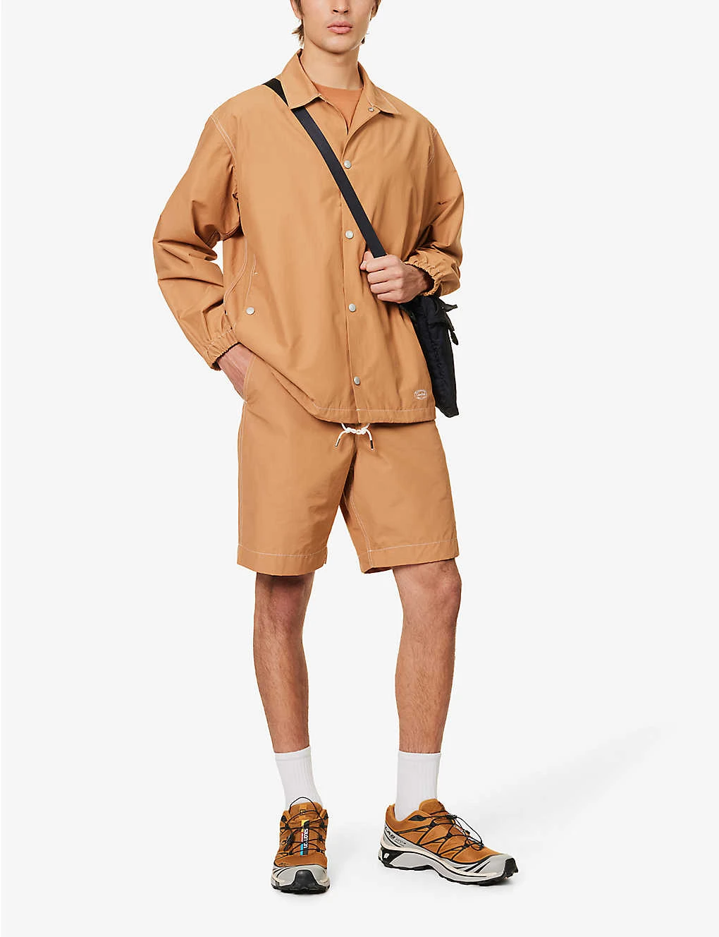 Snow Peak Light Mountain Water-resistant Cotton-blend Shorts 2 Snow Peak Light Mountain Water-resistant Cotton-blend Shorts - Image 2