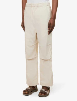 Snow Peak Takibi Ripstop Regular-fit Mid-rise Cotton-blend Trousers 8 Snow Peak Takibi Ripstop Regular-fit Mid-rise Cotton-blend Trousers -Outlet Daily Tops Store R04159211 ECRU ALT02